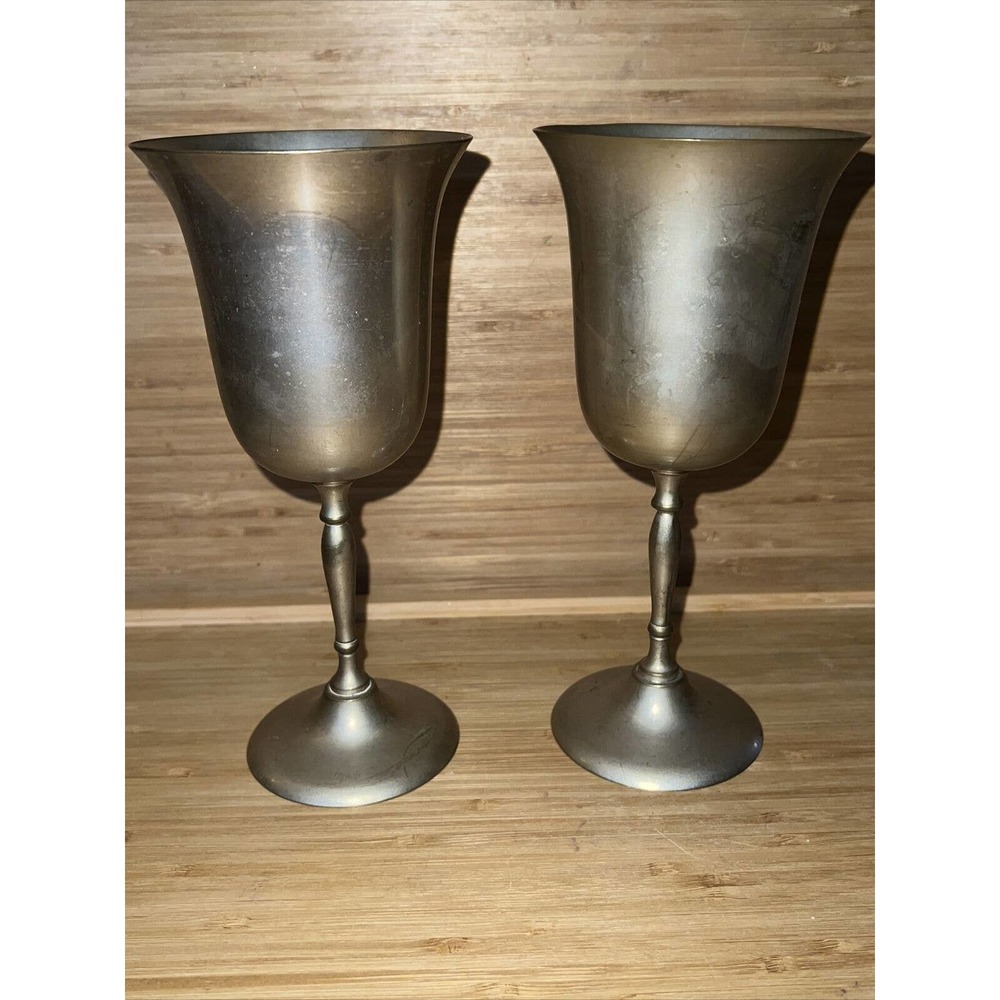 2 Vintage EPNS - Silver Plate Goblet/Wine Glasses